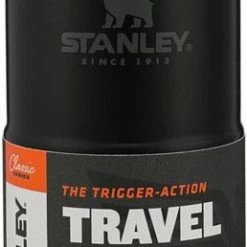 Korting 👏 Stanley PMI Stanley Trigger-Action Travel Mug 0.47L - Thermosfles - Matt Black 💯