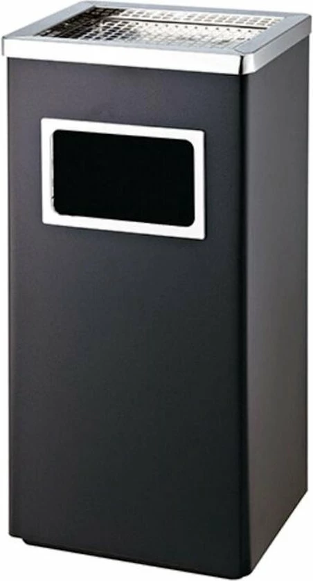 Promo 🔥 Merkloos Decopatent® Staande Asbak Met RVS Afvalbak - Asbak Voor Buiten - Vloerasbak - Buitenasbak Groot - Rookpaal - Asbakken - 30x24x62 ✔️ 1 Promo 🔥 Merkloos Decopatent® Staande Asbak Met RVS Afvalbak - Asbak Voor Buiten - Vloerasbak - Buitenasbak Groot - Rookpaal - Asbakken - 30x24x62 ✔️