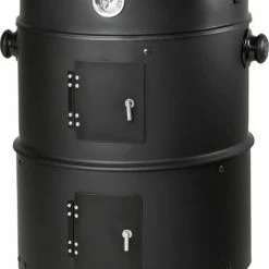 Flash-uitverkoop ⌛ Tectake Charcoal Grill Rookoven - Zwart 😍