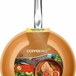Uitgang 🎁 Toppers Van TV CopperPro 360 Pan - 24cm 💯