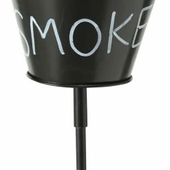 Kopen 🎁 Merkloos Terras Asbak Zwart 110 Cm Staand - Buiten Asbakken - Tuin Artikelen 🌟