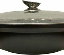 Hete verkoop ⌛ DeBlock Wokpan Ø 36 Cm Diameter Met Glazen Deksel - Geschikt Voor Inductie - PFOA Vrij 🧨