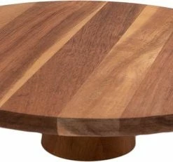 Beste Pirce 🎁 Point-Virgule - Taartplateau - Op Voet - Acaciahout - 28cm 🎁