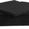 Beste deal 👍 Cosy&Trendy For Professionals Servet Papier Set-40 - Zwart - 38 Cm ⭐