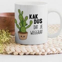 Kopen 🎉 OneMillionMugs Mok - Koffiemok - Spreuken - Quote - 'Kak Dus Dat Je Weggaat' - Baan - Mokken - 350 ML - Beker - Koffiemokken - Theemok - Sinterklaas Decoratie - Uitdeelcadeautjes Voor Kinderen - Schoencadeautjes Sinterklaas 🛒 -T-fal winkle 550x255 1
