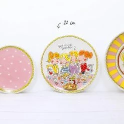 Beste deal 🔥 Blond Amsterdam Bord 22 Cm 👧 Girls - Even Bijkletsen ⌛ -T-fal winkle 550x287