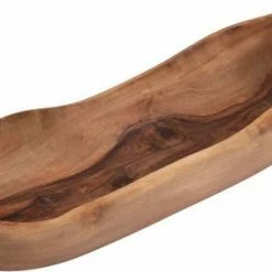 Goedkoop ⌛ Bowls And Dishes Pure Olive Wood Olijfhouten Broodmand Ca. 35 X 10 Cm | Cadeau Tip! ✨