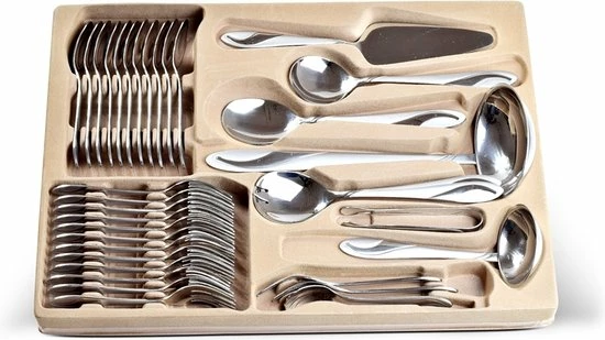 Beste Verkoop 𧨠EDENBERG Edënbërg Bestekset - Hoogglans/Mat - Chroomnikkelstaal 18/10 - 72-delig - Luxe Opbergkoffer 𧨠3 Beste Verkoop 𧨠EDENBERG Edënbërg Bestekset - Hoogglans/Mat - Chroomnikkelstaal 18/10 - 72-delig - Luxe Opbergkoffer 𧨠- Afbeelding 3