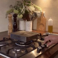 Promo 🔔 IRONCHEF Lavastenen Grill - Geschikt Voor Gasfornuis - Barbecue - BBQ - Grillplaat - Grilplaat - Bakplaat - Grillpan 👍 -T-fal winkle 550x309 24