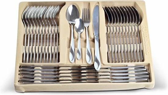 Beste Verkoop 𧨠EDENBERG Edënbërg Bestekset - Hoogglans/Mat - Chroomnikkelstaal 18/10 - 72-delig - Luxe Opbergkoffer 𧨠4 Beste Verkoop 𧨠EDENBERG Edënbërg Bestekset - Hoogglans/Mat - Chroomnikkelstaal 18/10 - 72-delig - Luxe Opbergkoffer 𧨠- Afbeelding 4