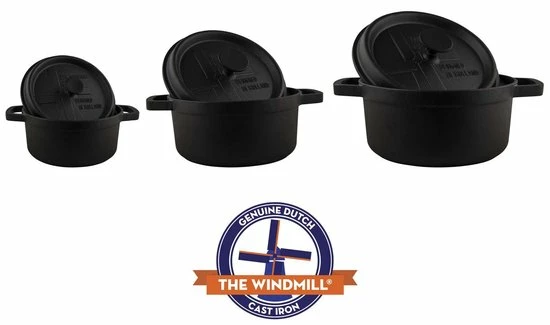 Nieuw β The Windmill BBQ Pan S 2 Ltr - Gietijzeren Pan Met Deksel En Een Vlakke Bodem π 4 Nieuw β The Windmill BBQ Pan S 2 Ltr - Gietijzeren Pan Met Deksel En Een Vlakke Bodem π - Afbeelding 4
