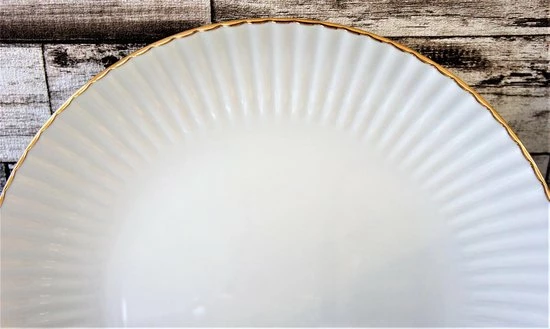 Gloednieuw π LUBIANA DAISY GOLD - Wit Porselein Handmatig Gedecoreerd Met Gouden Streep Koffie En Dinerservies 30-delig Voor 6 Personen β 3 Gloednieuw π LUBIANA DAISY GOLD - Wit Porselein Handmatig Gedecoreerd Met Gouden Streep Koffie En Dinerservies 30-delig Voor 6 Personen β - Afbeelding 3