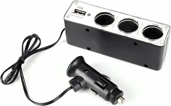 Nieuw π― Impuls 3 Sockets 12V Sigarettenaansteker In De Auto USB Power (zwart) - 12V Splitter Auto Oplader USB C π₯° 2 Nieuw π― Impuls 3 Sockets 12V Sigarettenaansteker In De Auto USB Power (zwart) - 12V Splitter Auto Oplader USB C π₯° - Afbeelding 2
