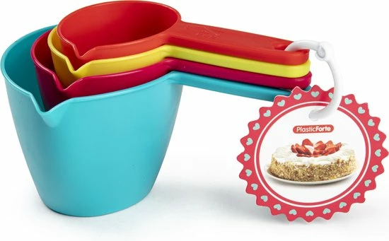 Begroting π Forte Plastics Maatschepjes/maatlepeltjes Set Van 4x Stuks Kunststof - Handige Keuken Spullen - Inhoudsmaten 60/80/120/240 Ml/gram π 1 Begroting π Forte Plastics Maatschepjes/maatlepeltjes Set Van 4x Stuks Kunststof - Handige Keuken Spullen - Inhoudsmaten 60/80/120/240 Ml/gram π