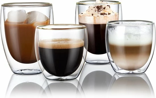 Beste Verkoop 🤩 Sybra Dubbelwandige Koffieglazen - 2x 350ml - Theeglazen - Latte Macchiato Glazen - Dubbelwandige Theeglazen 🥰 1 Beste Verkoop 🤩 Sybra Dubbelwandige Koffieglazen - 2x 350ml - Theeglazen - Latte Macchiato Glazen - Dubbelwandige Theeglazen 🥰