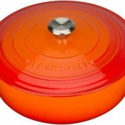Beste deal 😀 Le Creuset Lage Braad-/ Stoofpan 6,2L - 30cm Oranjerood 🌟