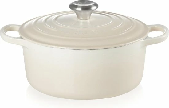 Promo π Le Creuset Braadpan Signature Meringue - ø 24 Cm / 4.2 Liter β¨ 2 Promo π Le Creuset Braadpan Signature Meringue - ø 24 Cm / 4.2 Liter β¨ - Afbeelding 2