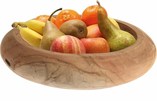 Beste Verkoop π― H&S Collection Fruitschaal Teak Hout 25 Cm - Decoratieve Schalen Voor Groente En Fruit π₯° 1 Beste Verkoop π― H&S Collection Fruitschaal Teak Hout 25 Cm - Decoratieve Schalen Voor Groente En Fruit π₯°
