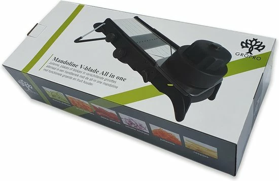 Begroting π Gropro Mandoline V-blade All In One - Centreer Mes - Roestvrij Staal - Julienne, Plakjes Of Blokjes - Keukensnijder - Snijmachine - Groentesnijder β€οΈ 8 Begroting π Gropro Mandoline V-blade All In One - Centreer Mes - Roestvrij Staal - Julienne, Plakjes Of Blokjes - Keukensnijder - Snijmachine - Groentesnijder β€οΈ - Afbeelding 8