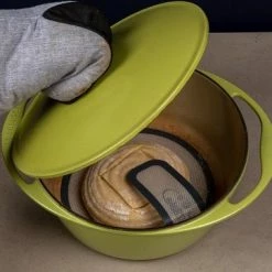 Gloednieuw 🌟 EZBake Bakmat - Siliconen Bakmat - Dutch Oven - Zuurdesem - Bread Sling - Non-stick - Herbruikbaar - Hittebestendig Tot 245 C - 21 Cm ✔️ -T-fal winkle 550x362 2