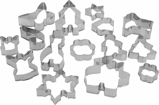 Flash-uitverkoop π Bellatio Decorations 15x Kerst Thema Koekvormpjes/uitsteek Vormpjes In Bewaarblik β 5 Flash-uitverkoop π Bellatio Decorations 15x Kerst Thema Koekvormpjes/uitsteek Vormpjes In Bewaarblik β - Afbeelding 5