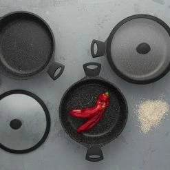 Begroting 🔔 Sola Paellapan Fair Cooking - Ø 28 Cm - Zwart/wit - Aluminium - Antiaanbaklaag 💯 -T-fal winkle 550x366 105