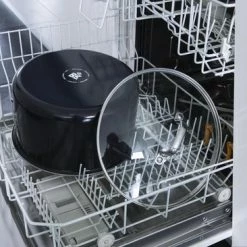 Beste Pirce 🌟 BK - Emaille Soeppan - 28 Cm - Zwart 🎁 -T-fal winkle 550x366 157