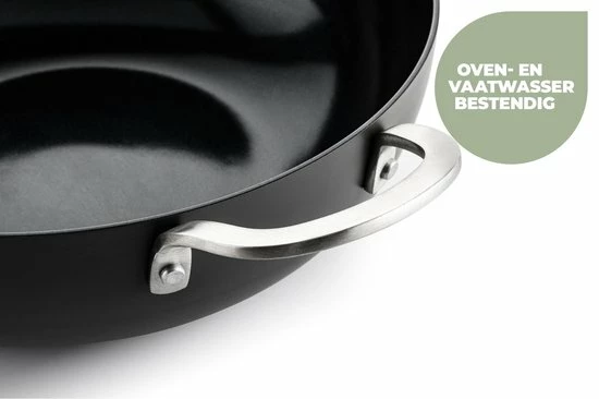 Hete verkoop 🧨 ISENVI Murray - Kookpan - 24 Cm - Keramische Pan - Inductie Pan - RVS Handgreep 👍 8 Hete verkoop 🧨 ISENVI Murray - Kookpan - 24 Cm - Keramische Pan - Inductie Pan - RVS Handgreep 👍 - Afbeelding 8