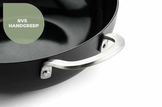 Hete verkoop 🧨 ISENVI Murray - Kookpan - 24 Cm - Keramische Pan - Inductie Pan - RVS Handgreep 👍 9 Hete verkoop 🧨 ISENVI Murray - Kookpan - 24 Cm - Keramische Pan - Inductie Pan - RVS Handgreep 👍 - Afbeelding 9