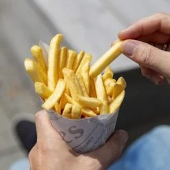 Kopen 🤩 Papieren Frietzak | Krant Print | 50 St. | Patatzak | Frietzakken | Puntzakken | Frietzakjes 💯 -T-fal winkle 550x366 31