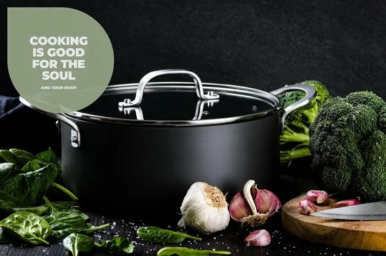 Hete verkoop 🧨 ISENVI Murray - Kookpan - 24 Cm - Keramische Pan - Inductie Pan - RVS Handgreep 👍 5 Hete verkoop 🧨 ISENVI Murray - Kookpan - 24 Cm - Keramische Pan - Inductie Pan - RVS Handgreep 👍 - Afbeelding 5