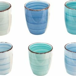 Groothandel 😀 Studio Tavola Bekers Ocean Blue 160 Ml - 6 Stuks 🛒 -T-fal winkle 550x400