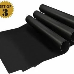 Uitgang ⌛ Coninx Bakmat - Teflon Ovenmat - Grill Mat - BBQ Mat - Herbruikbaar En Niet-klevend - 3 Stuks - Vaatwasserbestendig - Zwart ❤️