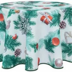 Beste deal ✨ Merkloos Rond Kerst Tafelkleed Kerstboom 160 Cm 😀
