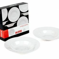 Beste recensies van 🛒 Alessi - Soepborden - Set Van 2 - Porselein Wit - Ø 23 Cm - 2 Stuks 🧨