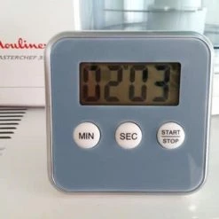 Korting ❤️ Merkloos Magnetische Kookwekker Inclusief Standaard + Batterij | Digitale Kook Wekker | Kookwekker | Grijs 😉