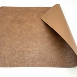 Uitgang 🌟 Kade171 Luxe Placemats Lederlook - 6 Stuks - Bruin - Rechthoekig - 45 X 30 Cm - Leer - Leatherlook Placemat ❤️