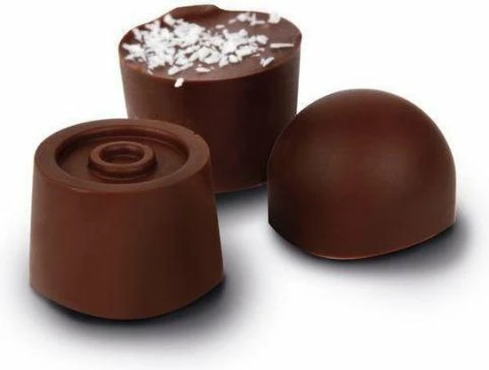 Gloednieuw β Boska Choco Bonbon DIY Set - Maak Je Eigen Bonbons - Siliconen Mal - Zwart π 4 Gloednieuw β Boska Choco Bonbon DIY Set - Maak Je Eigen Bonbons - Siliconen Mal - Zwart π - Afbeelding 4