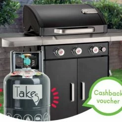 Hete verkoop ✔️ ACTIE! Landmann Rexon 3.1 Zwart Gasbbq WK-edition ✨