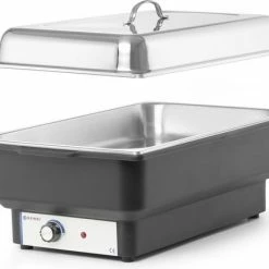Kopen 🎁 Hendi Chafing Dish Tellano - Warmhoudschaal Elektrisch - Buffetwarmer 9 Liter - GN 1/1 - 57,3x34,8x(H)28,4cm 🤩 -T-fal winkle 550x435 2