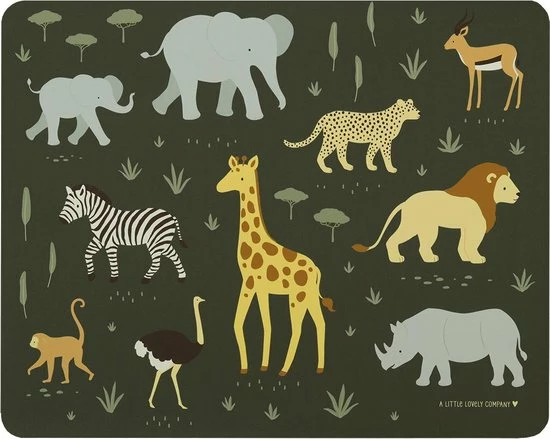 Beste Pirce π€© Placemat Voor Kinderen: Savanne - A Little Lovely Company π 1 Beste Pirce π€© Placemat Voor Kinderen: Savanne - A Little Lovely Company π