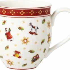 Korting ✨ Villeroy & Boch Bekers Toy’s Delight Beker - Met Oor - Kerst 🧨