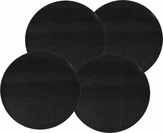 Kopen βοΈ Merkloos 4x Stuks Ronde Placemats Zwart Slangenprint 38 Cm Van Kunststof - Borden Onderleggers π 1 Kopen βοΈ Merkloos 4x Stuks Ronde Placemats Zwart Slangenprint 38 Cm Van Kunststof - Borden Onderleggers π