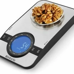 Gloednieuw ⭐ Brabantia Profile Keukenweegschaal - Rechthoekig - Met Kookwekker - RVS 🔔 -T-fal winkle 550x457 1