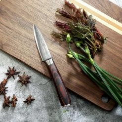 Korting ✔️ PAUDIN N8 Professioneel RVS Japans Groentemes 9 Cm - Vlijmscherp Schilmes Gemaakt Van Hoogwaardig Roestvast Duits Carbonstaal - Damascus Patroon - Klein Officemes - Nu Extra Scherp Geprijst - Black Friday - Sint En Kerst 😉 -T-fal winkle 550x459 4