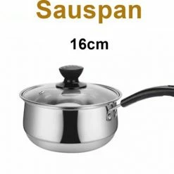 Aanbiedingen ❤️ Kitchen Princess KitchenPrince 3-Delige Pannenset Zilver - PFAS-Vrij - Pannenset - Koekenpan - Steelpan - Pannenset Inductie - Antiaanbaklaag - Kookpan - Bakpan - Koekenpannenset 👍 -T-fal winkle 550x465