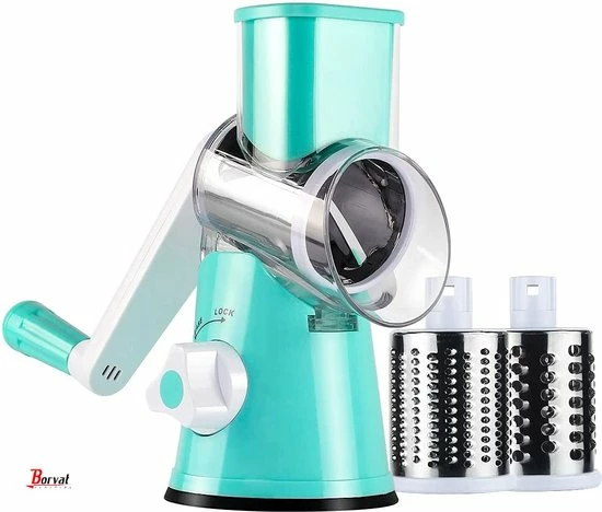 Begroting π Borvat® | Premium Spiraalrasp - 3-in-1 Roterende Groentesnijder – Roterende Kaasrasp β€οΈ 3 Begroting π Borvat® | Premium Spiraalrasp - 3-in-1 Roterende Groentesnijder – Roterende Kaasrasp β€οΈ - Afbeelding 3