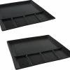 Beste recensies van 🥰 Svenska Living 8x Stuks Fondue/gourmet Bord/barbecuebord/gourmetbord Met Vakjes Vierkant Aardewerk Mat Zwart 24 Cm 🌟
