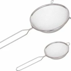 Flash-uitverkoop ✔️ 5five Set Van 2x Stuks Keukenzeefjes 23 En 28 Cm Van RVS - Zeefjes - Zeven 🎁