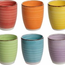 Nieuw 👍 Studio Tavola Bekers Sunny ☀️ Summer 160 Ml - 6 Stuks ⌛